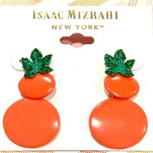 ISAAC MIZRAHI Pumpkin Patch Earrings